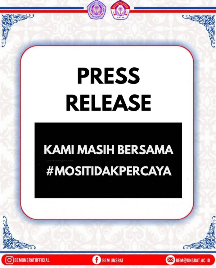 bem-unsrat-kecam-audiensi-mahasiswa-se-sulut-dengan-agus-fatoni bem unsrat kecam audiensi mahasiswa se sulut dengan agus fatoni